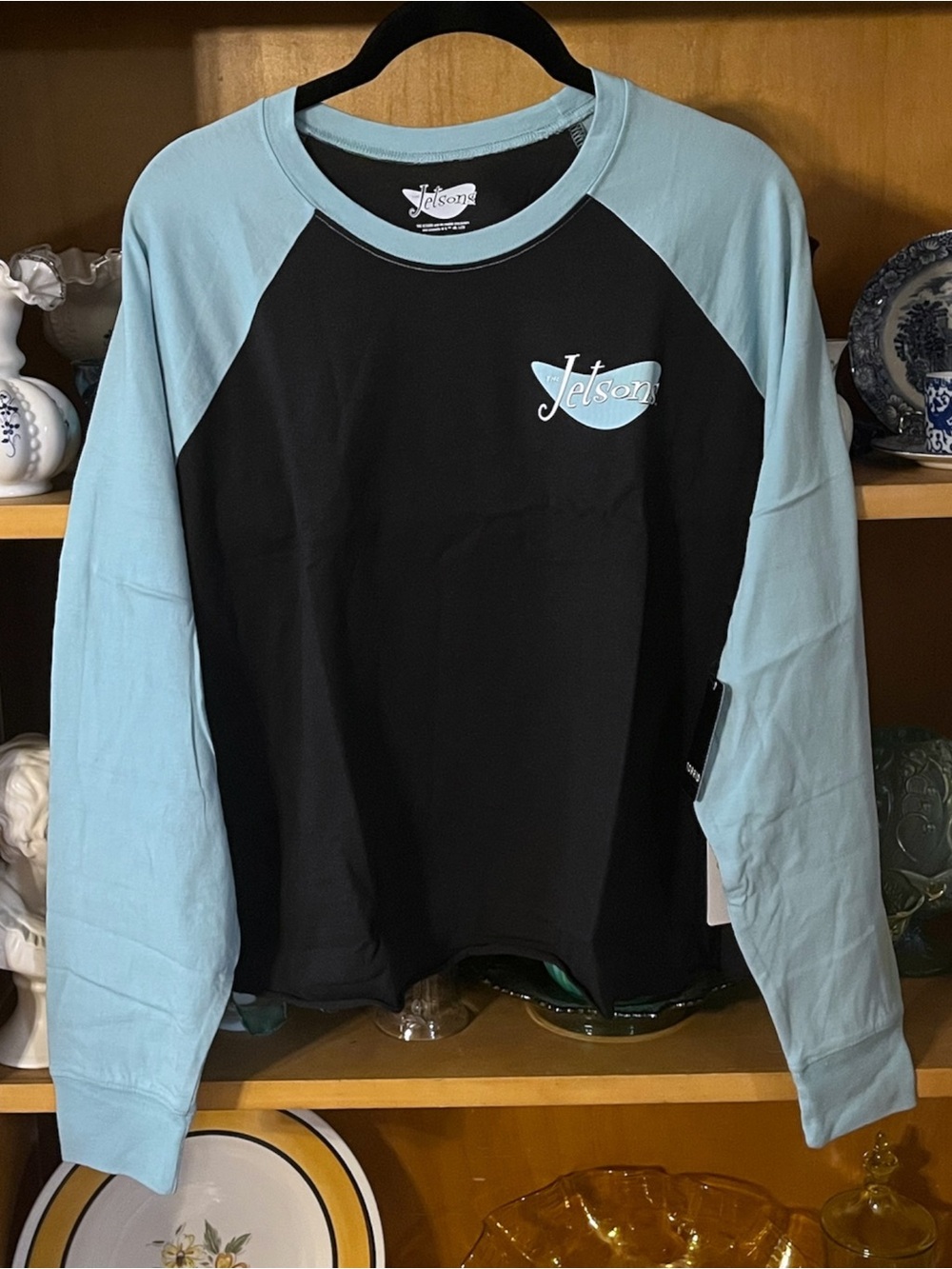Warner Bros Jetsons Oversized Raglan Crop Top Size 1